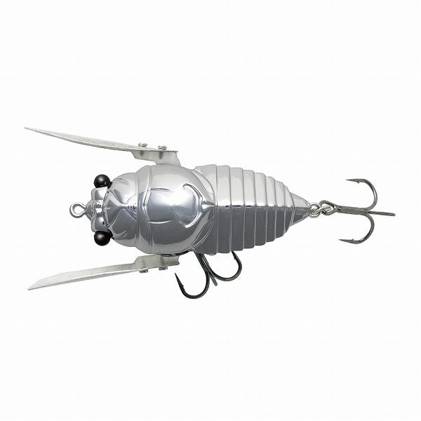 Tiemco Worm Cicada Jumbo Dead Slow Bone Silver Plated