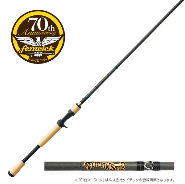 Tiemco Bass Rod Fenwhick ACES-76CMLP+J Flippin'Stik 70th Anniversary Limited model (Baitcasting 1 Piece)