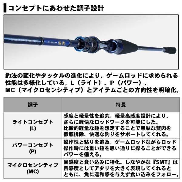 Daiwa Kyokuei Concept Game L M-195AGS (Baitcasting 2 Piece)