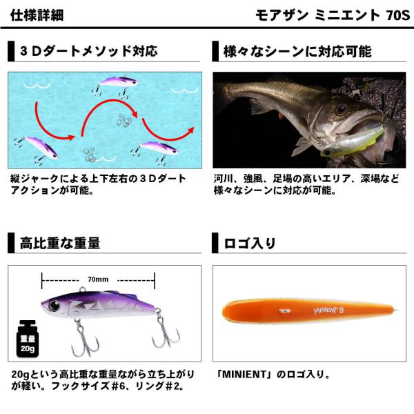 Daiwa Morethan Minient 70S Coral Pink