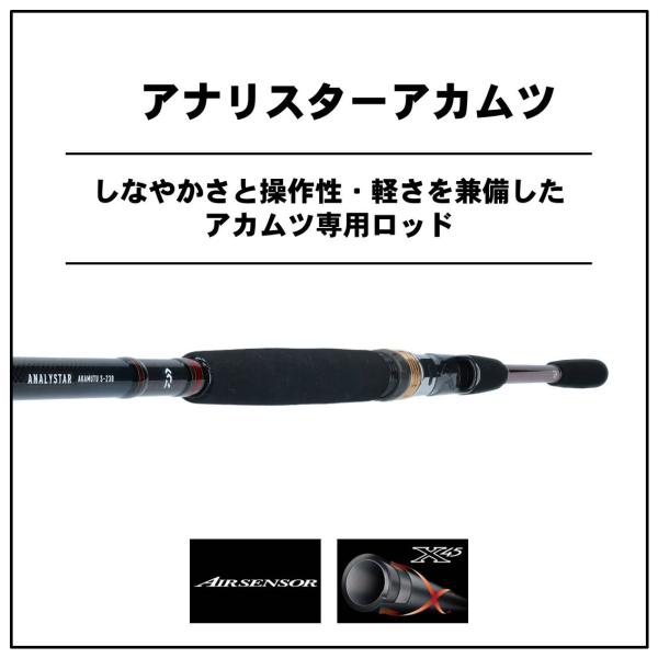 Daiwa 19 Analystar Akamutsu S-230 (Baitcasting 2 Piece)