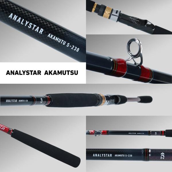 Daiwa 19 Analystar Akamutsu S-230 (Baitcasting 2 Piece)