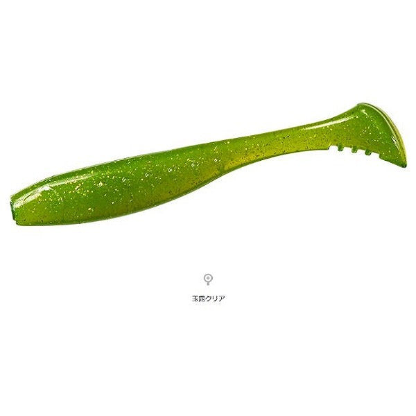 Daiwa Worm Gekkabijin Beam Fish 1.8inch Gyokuro Clear