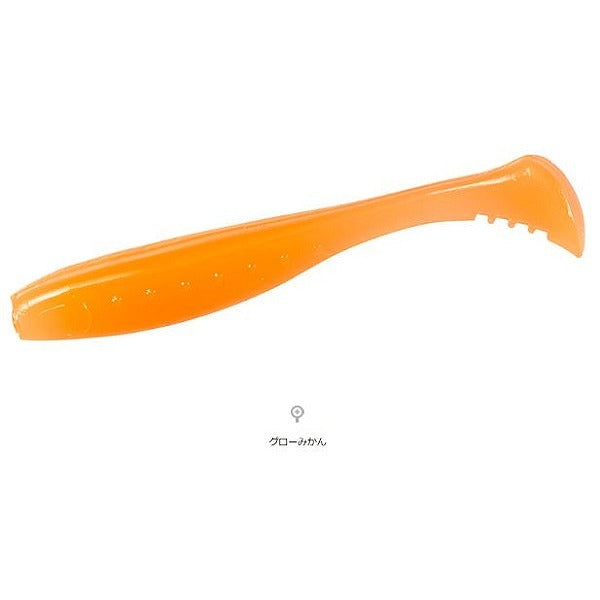 Daiwa Worm Gekkabijin Beam Fish 1.8inch Glow Mandarin Orange