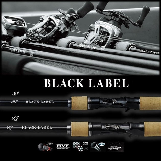 Daiwa Bass Rod Black Label SG 632HFB-SB (Baitcasting 2 Piece)