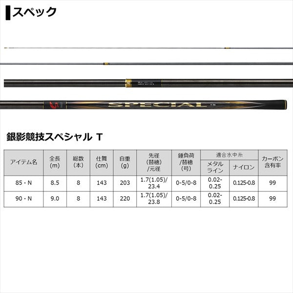 Daiwa Ginei Kyogi Special T 85/ N (Telescope 8 Piece)