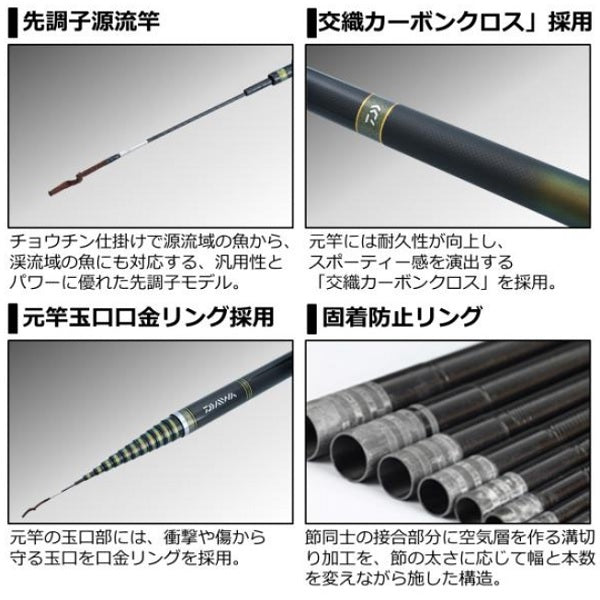 Daiwa 21 Genkyu Kouchou 53N (Telescope 12 Piece)