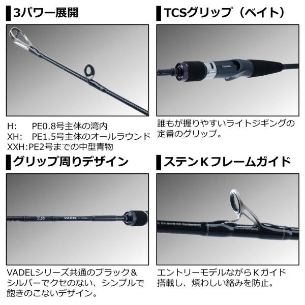 Daiwa Vadel LJ 63HB (Baitcasting 2 Piece)