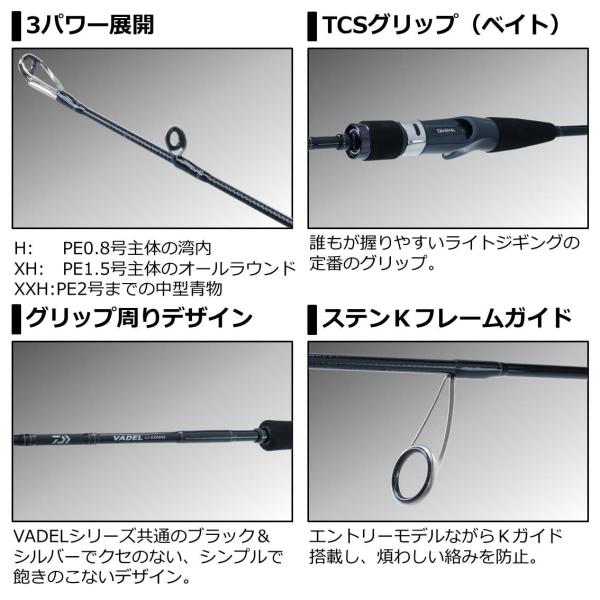 Daiwa Offshore Rod Vadel LJ 63HS (Spinning 2 Piece Grip Joint)