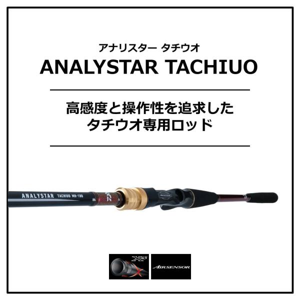 Daiwa Analystar Tachiuo M-180/ R (Baitcasting 2 Piece)