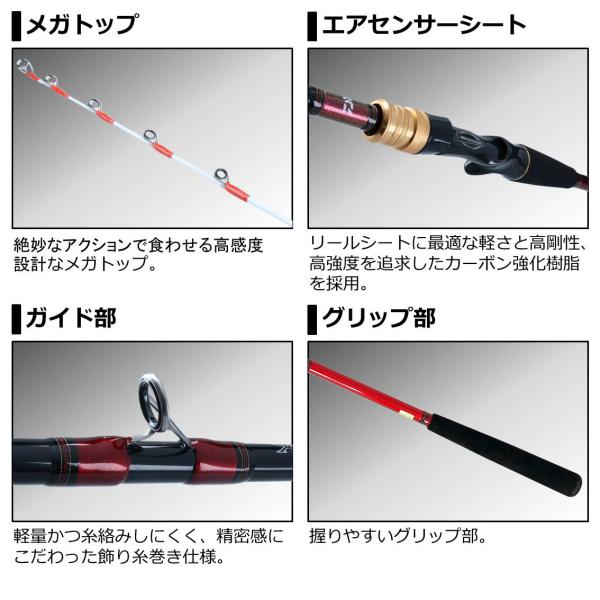 Daiwa Analystar Tachiuo MH-180/ R (Baitcasting 2 Piece)