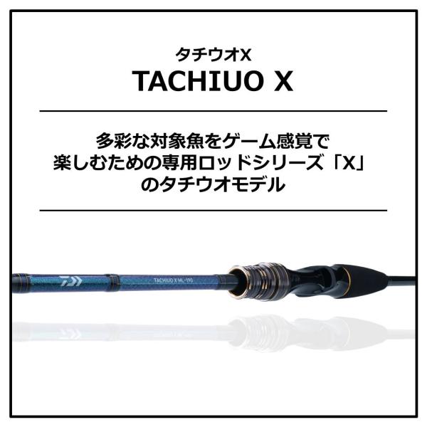 Daiwa Tachiuo X ML-190/ R (Baitcasting 2 Piece)