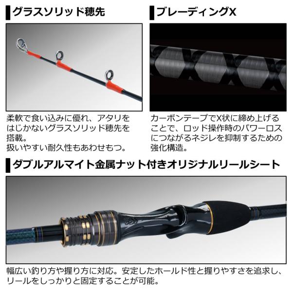 Daiwa Kawahagi X MH-180/R (Baitcasting 2 Piece)