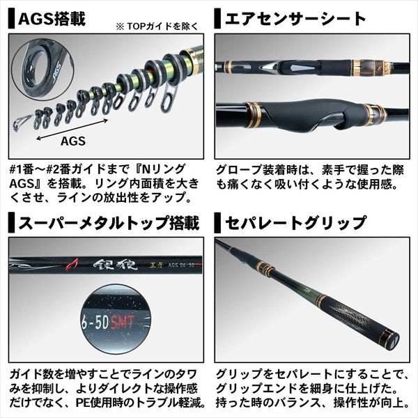 Daiwa 20 Ginro Ohga AGS 08-50/ R (Spinning 5 Piece)