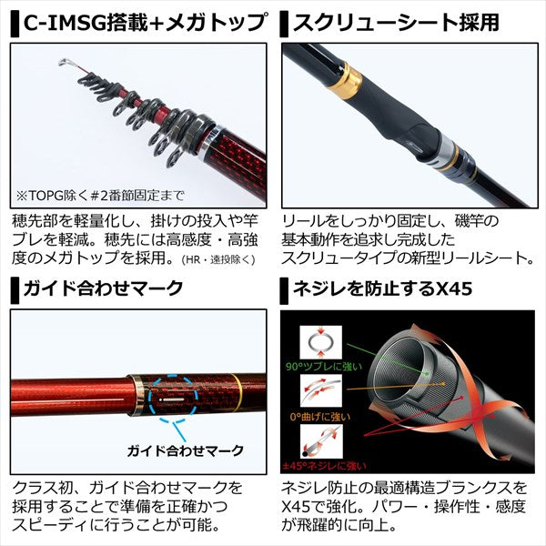 Daiwa Hatou 1-53/ N (Spinning 5 Piece)