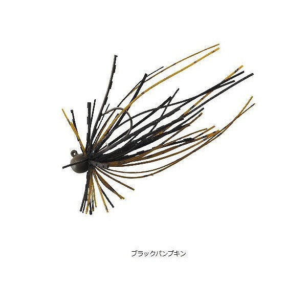 Daiwa Rubber Jig Steez Spin Finesse Jig 0.9g Black Pumpkin