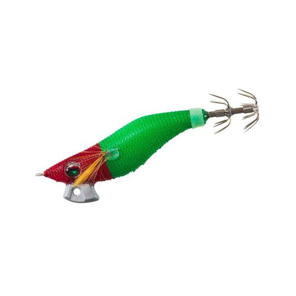 Daiwa Egi Emeraldas Ika Metal Dropper Egi type #1.8 Luminous - Red Green