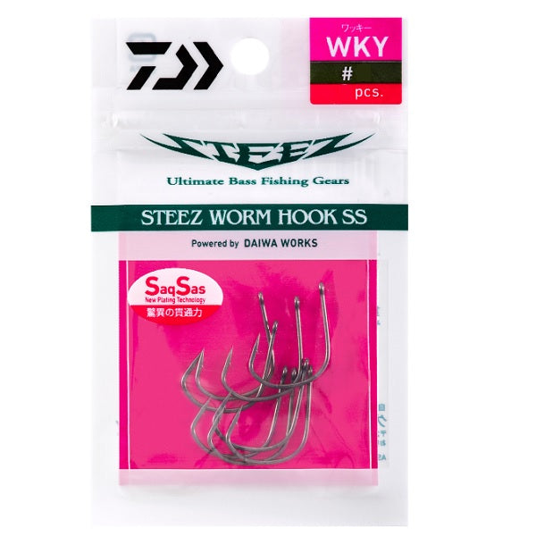 Daiwa Steez Worm Hook SS (Saxus) WKY (Wacky) 1.5