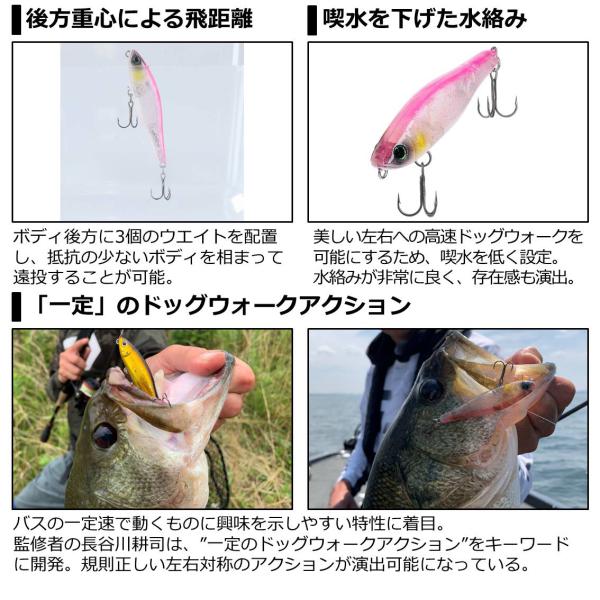 Daiwa Steez Pencil 60F Hasegawa Pink Ver. 1