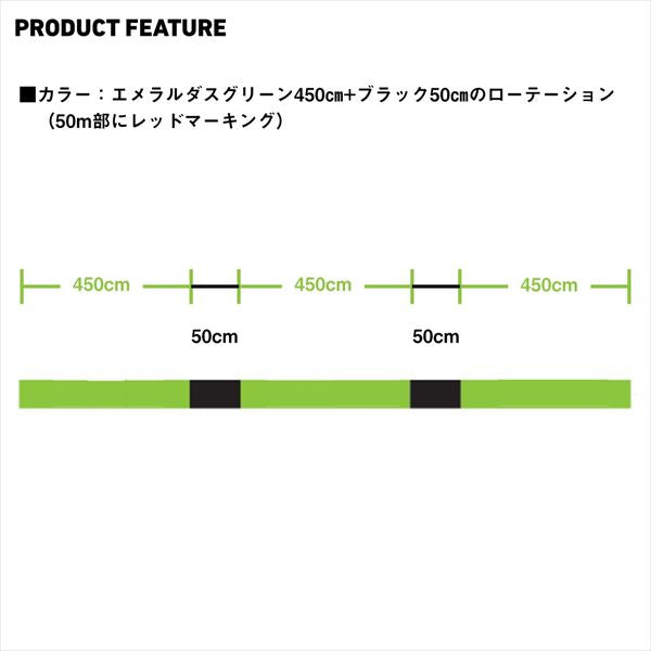 Daiwa PE line UVF Emeraldas Dura Heavy×8+1+Si3 #0.8-200m