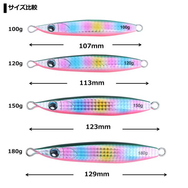 Daiwa Kyohga Jig RF (Rear Fall) 180g PH Bullpin Zebra