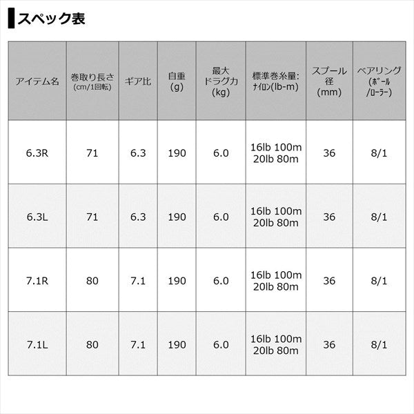 Daiwa 21 Steez A TW HLC 7.1R(Right Handle)