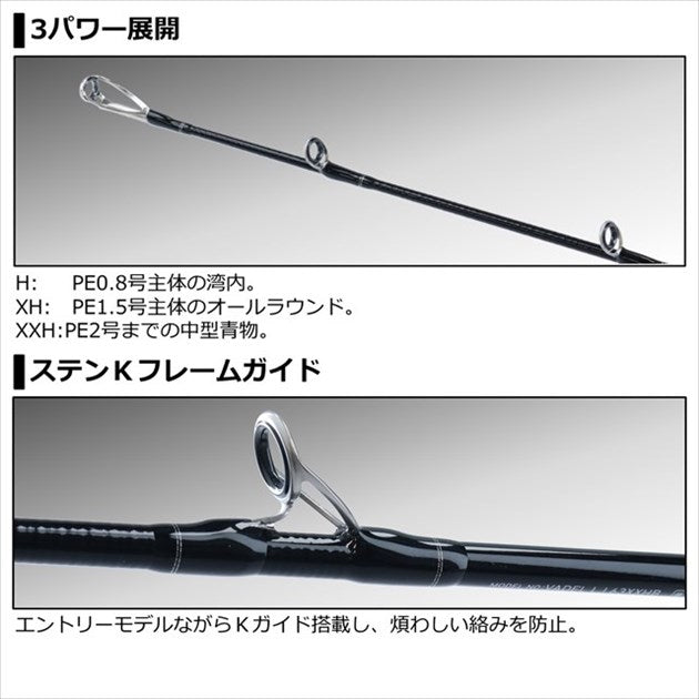 Daiwa Offshore Rod Vadel LJ 63HB-2 (Baitcasting 2 Piece)