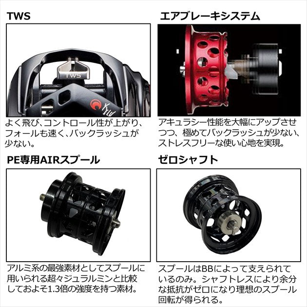 Daiwa 21 Gekkabijin AIR TW8.5R PE SPECIAL (Right Handle)