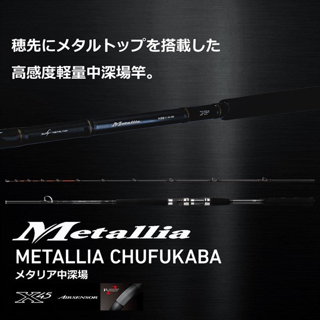 Daiwa Boat Rod Metallia Chufukaba 73 M-200 (Baitcasting 2 Piece)