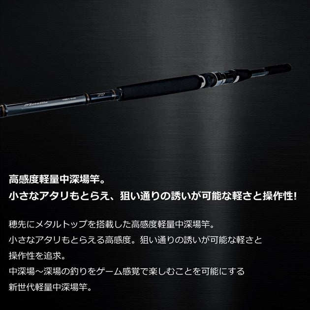 Daiwa Boat Rod Metallia Chufukaba 73 M-200 (Baitcasting 2 Piece)