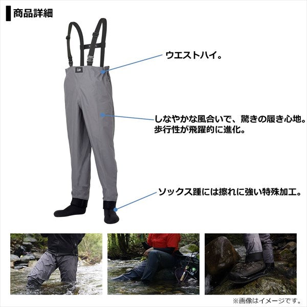 Daiwa Wader SBW-3050S-NE Super Breath Stocking Wader Neo (Waist high type Socks round toe) / S size