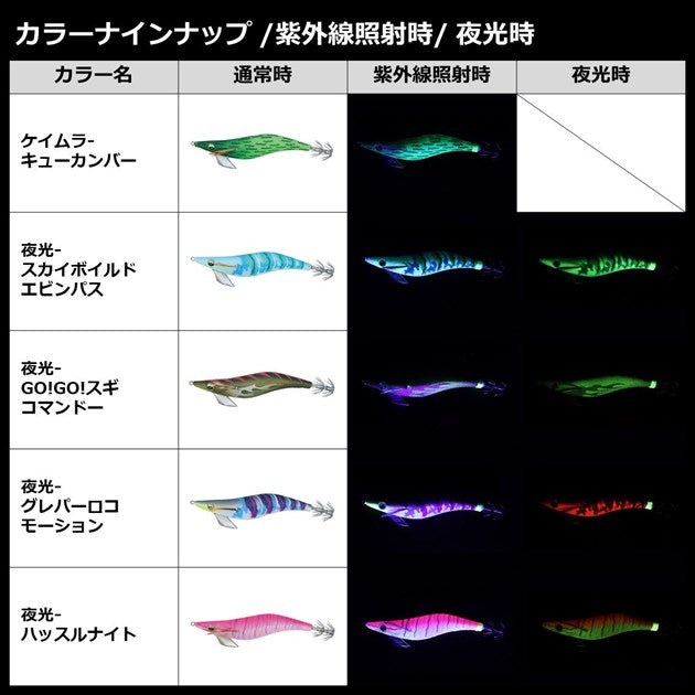 Daiwa Egi Emeraldas Peak RV #2.5 UV - Vitamin Coppers