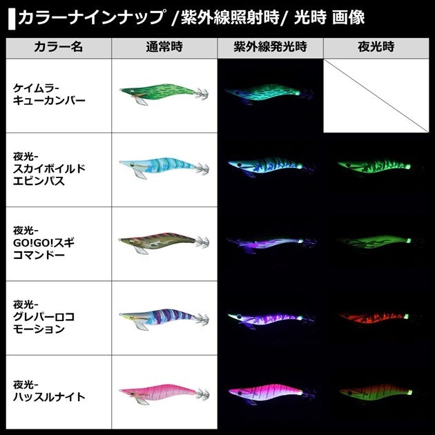 Daiwa Egi Emeraldas Peak RV #3.0 UV - Vitamin Coppers