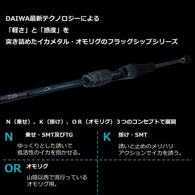 Daiwa Offshore Rod Emeraldas EX Ikametal N65ULB-SMT (Baitcasting 2 Piece)