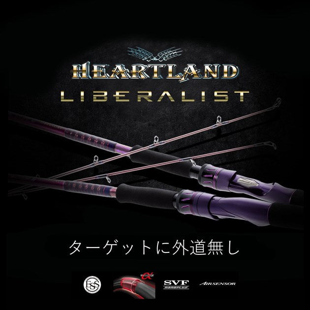 Daiwa Heartland Liberalist 863M+RSB-23 (Baitcasting 3 Piece)