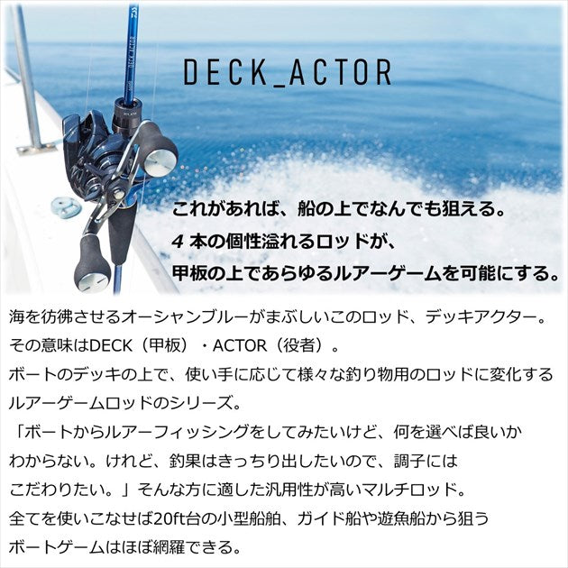Daiwa Offshore Rod Dex Actor 610LB-S (Baitcasting 2 Piece)