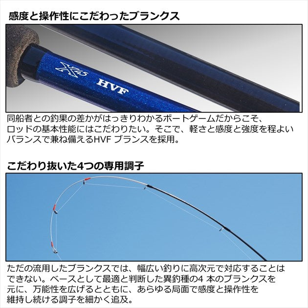 Daiwa Offshore Rod Dex Actor 610LB-S (Baitcasting 2 Piece)