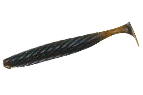 Daiwa Steez Sterling Shad 3.3 inch Dark Cinnamon Blue Flake