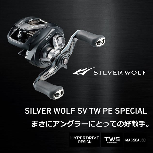 リール DAIWA SILVER WOLF TW1000XH PE SPECIAL Daiwa Silver Wolf SV TW 1000XH PE SPECIAL Baitcasting Reel | eBay