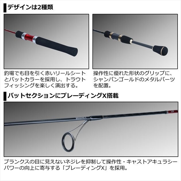 Daiwa Trout Rod Trout X AT 40XUL/ N (Spinning 2 Piece)