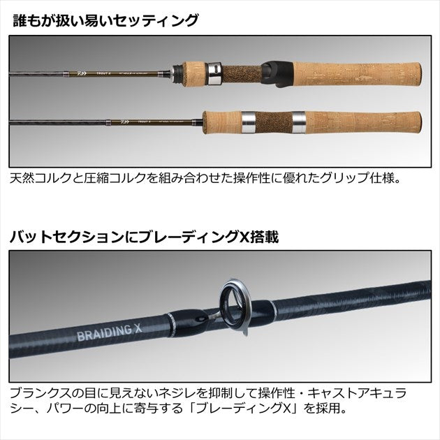 Daiwa Trout X NT 48UL/N (Spinning 2 Piece)