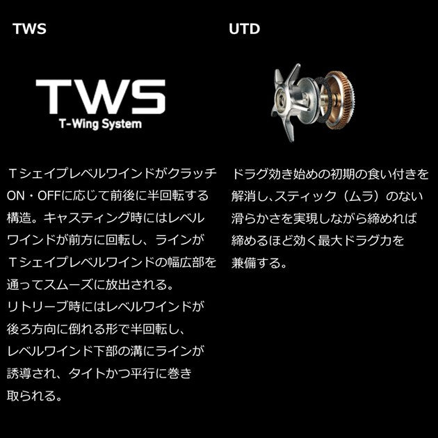 Daiwa 21 Alphas Air TW 7.1L (Left)