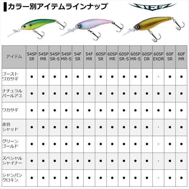 Daiwa Steez Shad 60SPSR Salangidae 2