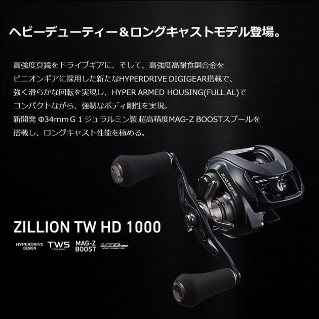 Daiwa 22 Zillion TW HD 1000H (Right)