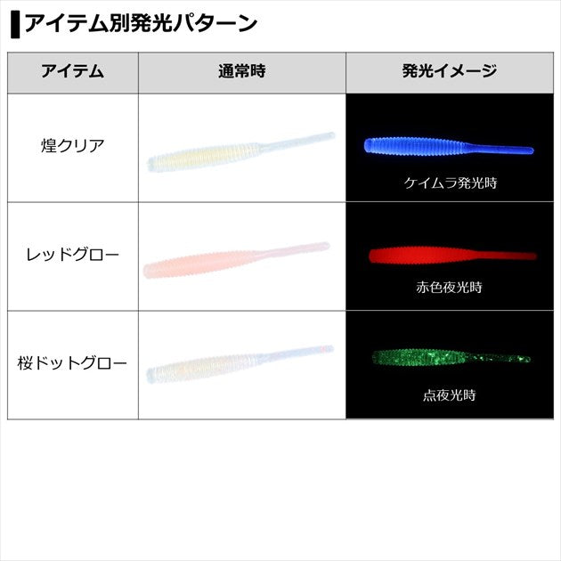 Daiwa Gekkabijin Beam Stick 2.2inch Glow Mikan