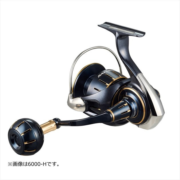 daiwa 6000 reel Spinning WINDCAST The Machined Aluminum Handle smoothly transfers power to the main gear Daiwa Spinning Reel 20 CREST