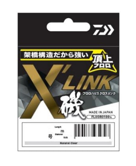 Daiwa Fluoro Harris X Link Natural Clear #0.8 50m