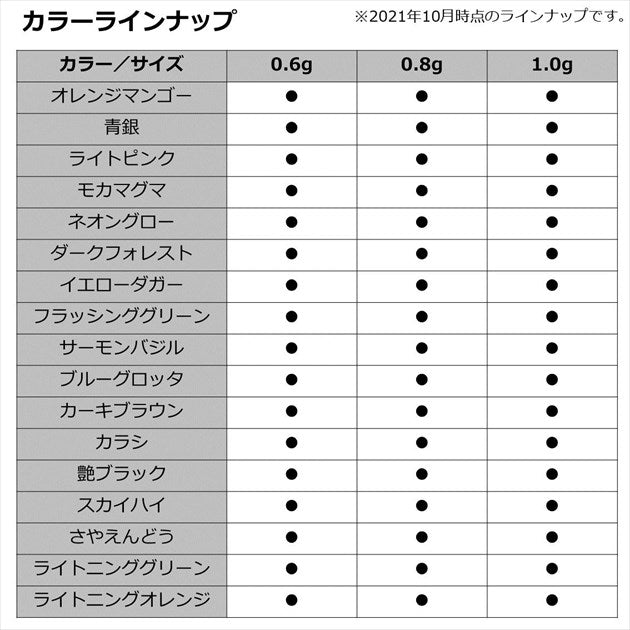 Daiwa Presso Micro Lumion 0.8g Salmon Basil