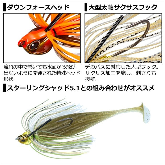 Daiwa Rubber Jig Rapids Swimmer 1/4oz Chart Shad