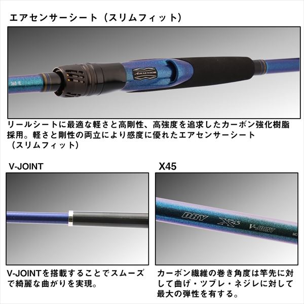 Daiwa Setouchi Mebaru SP 360IL/ K (Baitcasting 3 Piece)